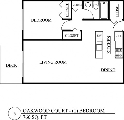 a floor plan of a small house with a kitchen and a living room